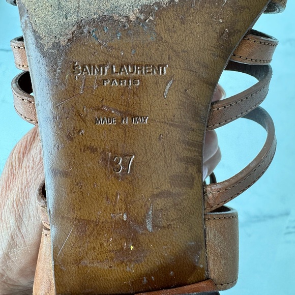 Tall Saint Laurent Gladiator sandals. Worn only a few times. - Picture 9 of 9